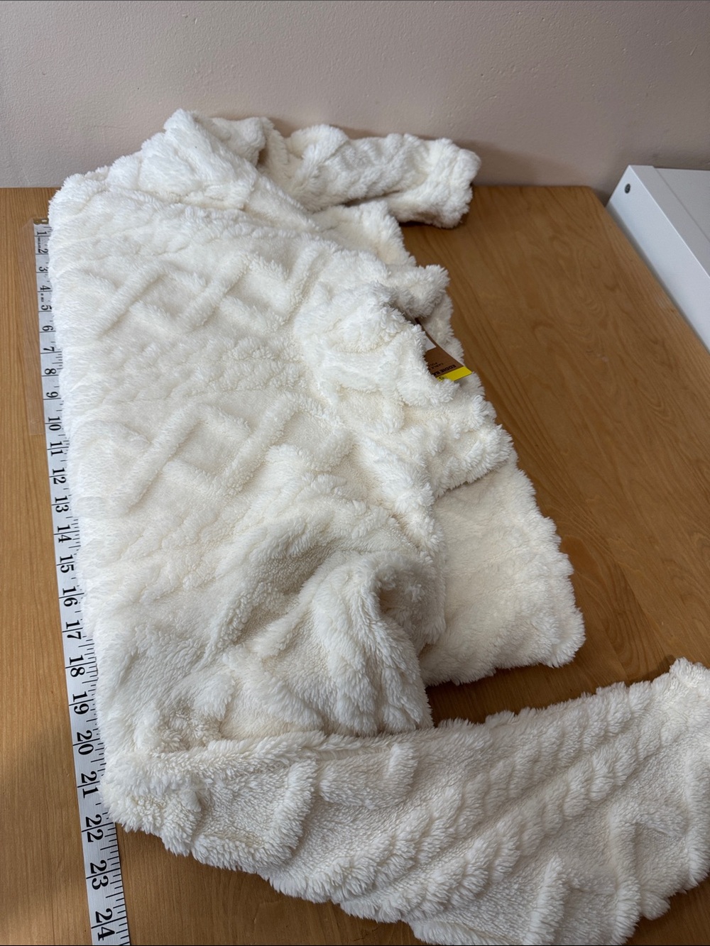 Eddie Bauer Womens Sweater Cable Knit S Plush Funnel Neck Cozy Fleece - Picture 6 of 7